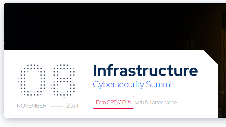 Infrastructure Cybersecurity Summit